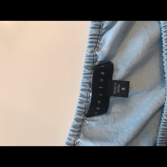 Chambray Ruffle Top - Picture 3 of 3